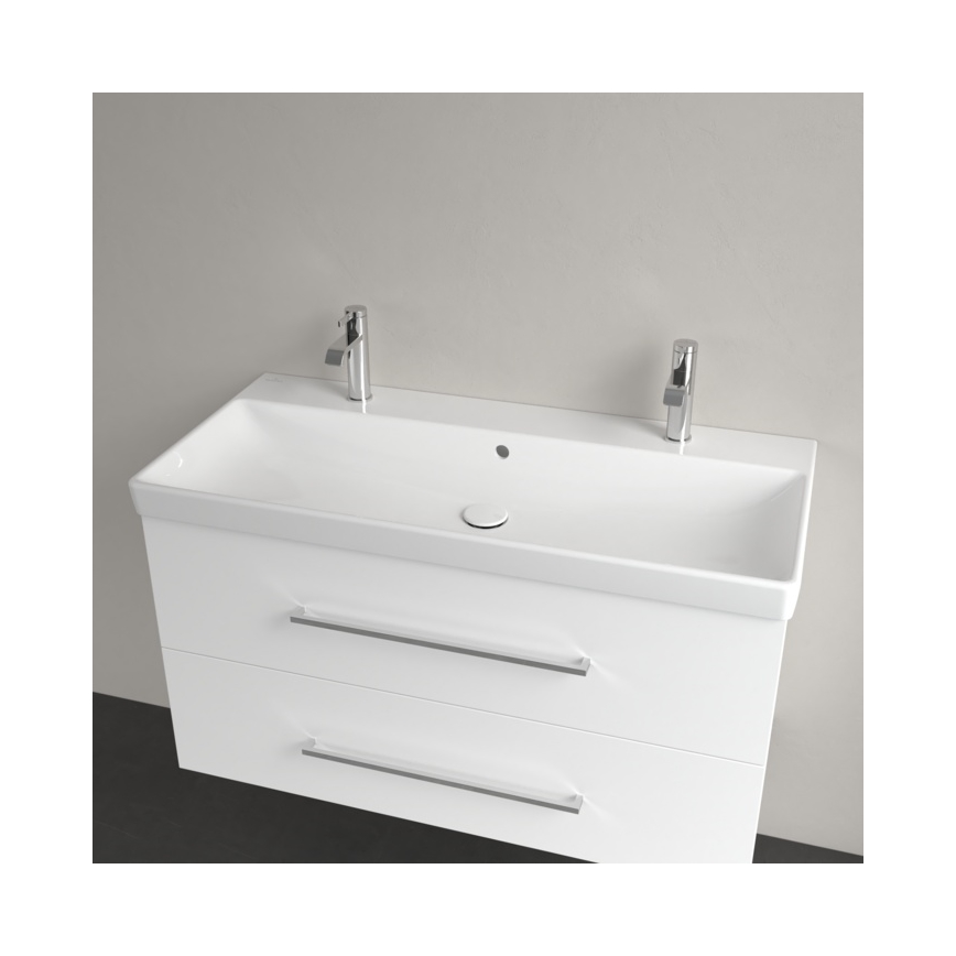 Villeroy & Boch 4156A401 - Väggmonterat tvättställ AVENTO 100x47 cm keramik/vit