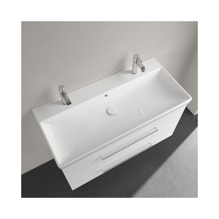 Villeroy & Boch 4156A401 - Väggmonterat tvättställ AVENTO 100x47 cm keramik/vit
