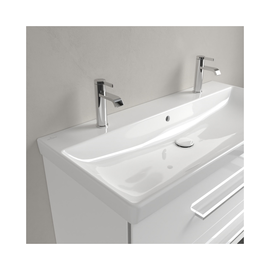 Villeroy & Boch 4156A401 - Väggmonterat tvättställ AVENTO 100x47 cm keramik/vit