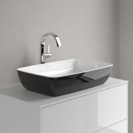 Villeroy & Boch 417258BCT8 - Tvättställ för bänkskiva ARTIS 58x38,5 cm keramik/svart