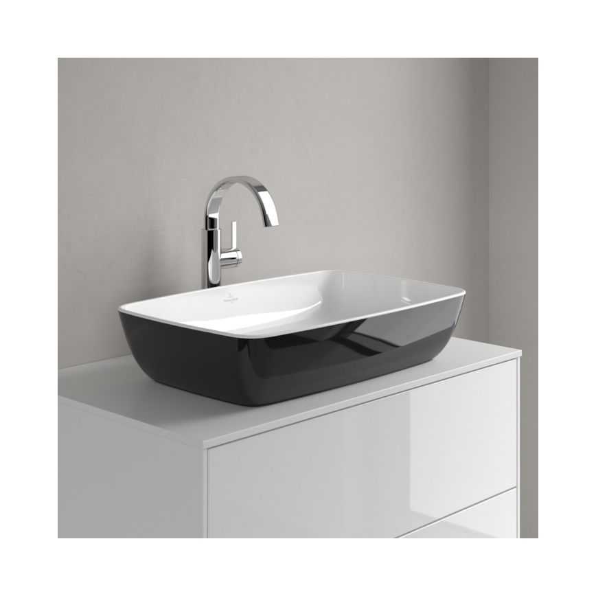 Villeroy & Boch 417258BCT8 - Tvättställ för bänkskiva ARTIS 58x38,5 cm keramik/svart