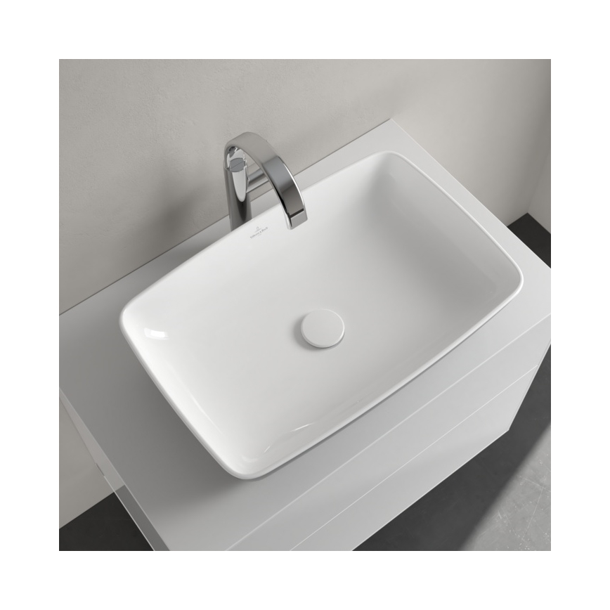 Villeroy & Boch 417258BCT8 - Tvättställ för bänkskiva ARTIS 58x38,5 cm keramik/svart
