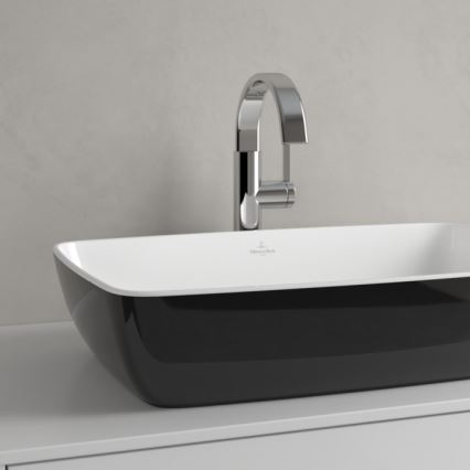 Villeroy & Boch 417258BCT8 - Tvättställ för bänkskiva ARTIS 58x38,5 cm keramik/svart