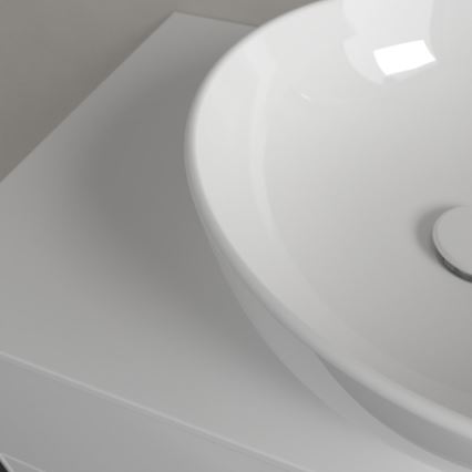 Villeroy & Boch 417943R1 - Handfat för bänkskiva ARTIS Ø 43 cm keramik/vit