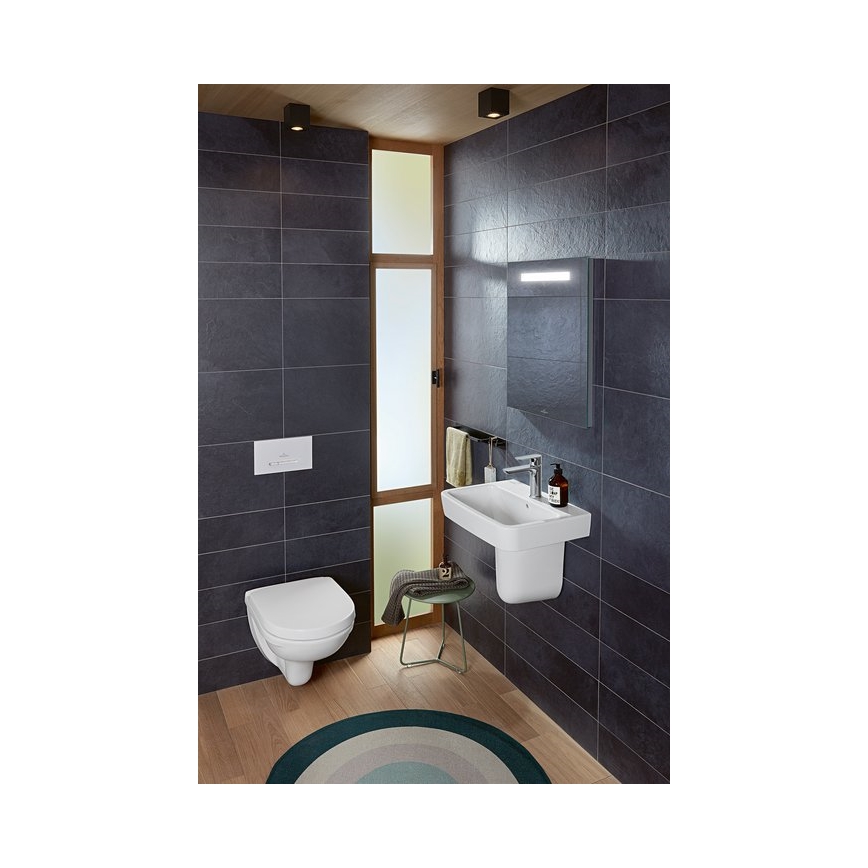 Villeroy & Boch 43445001 - Vägghängt tvättställ O.NOVO 50x37 cm keramik/vit