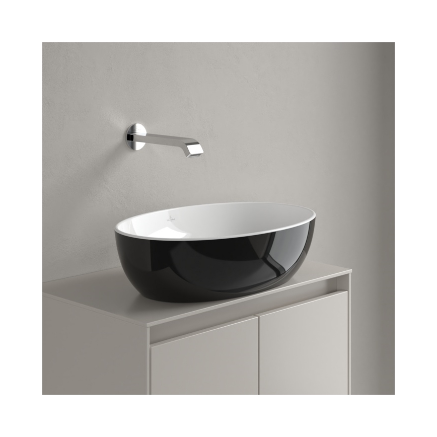 Villeroy & Boch 438848BCT8 - Infällt tvättställ ARTIS 48x32,5 cm, keramik/svart