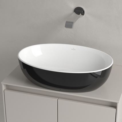 Villeroy & Boch 438848BCT8 - Infällt tvättställ ARTIS 48x32,5 cm, keramik/svart