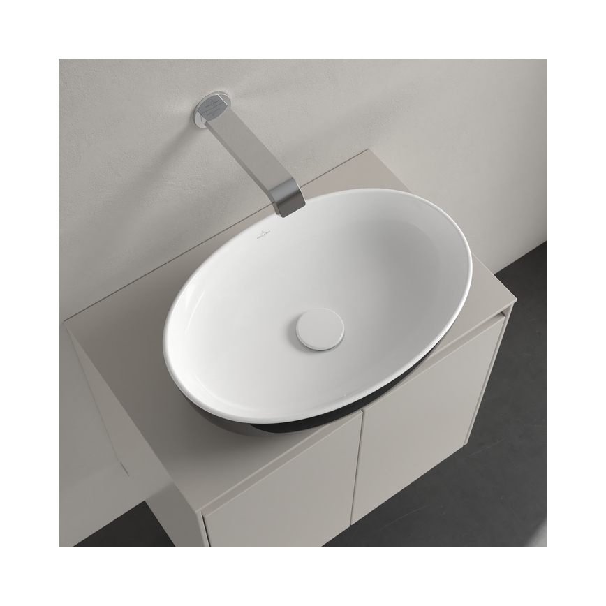Villeroy & Boch 438848BCT8 - Infällt tvättställ ARTIS 48x32,5 cm, keramik/svart