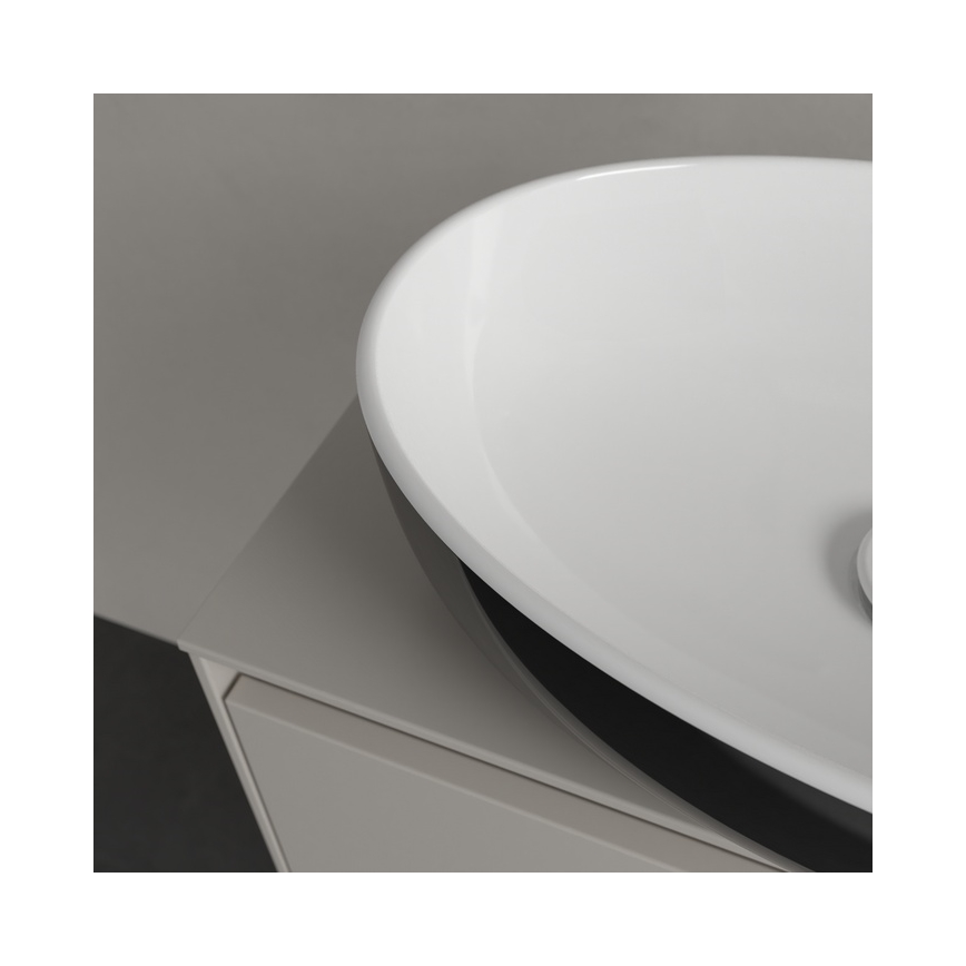Villeroy & Boch 438848BCT8 - Infällt tvättställ ARTIS 48x32,5 cm, keramik/svart