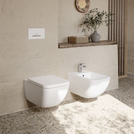 Villeroy & Boch 44110001 - Väggmonterad bidé VENTICELLO keramik/vit