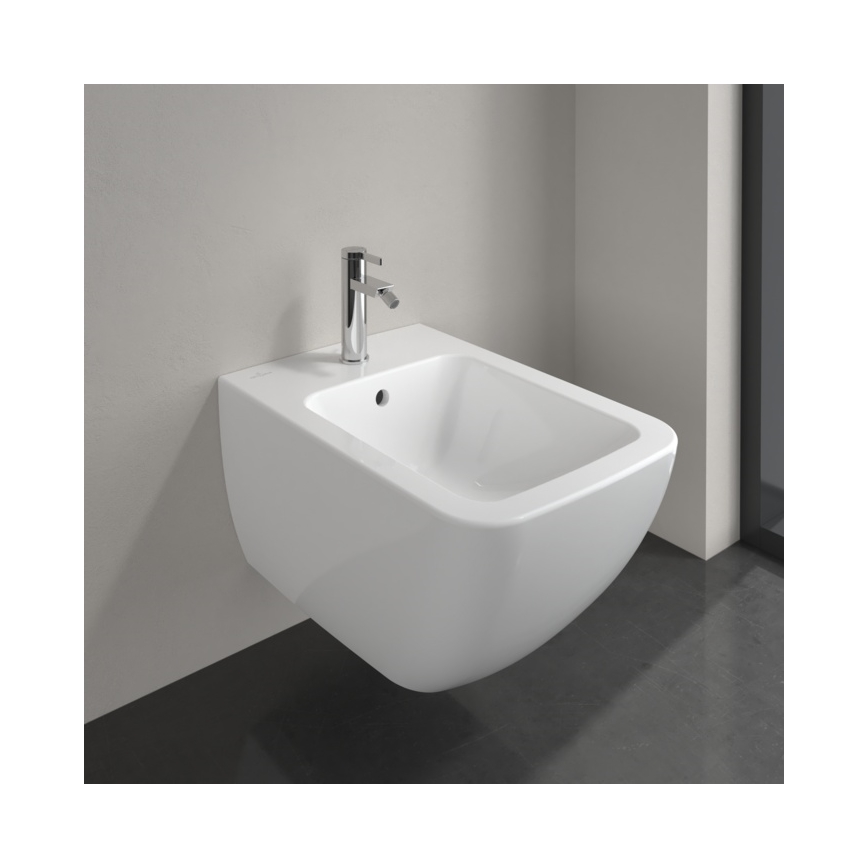 Villeroy & Boch 441100R1 - Väggmonterad bidé VENTICELLO, keramik/vit