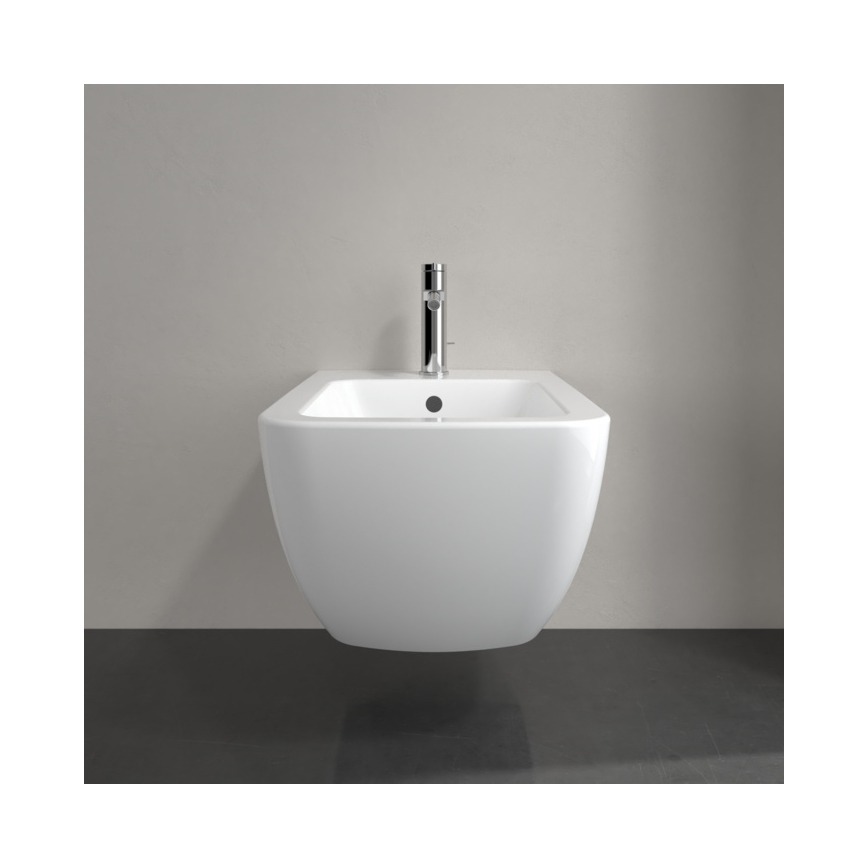 Villeroy & Boch 441100R1 - Väggmonterad bidé VENTICELLO, keramik/vit