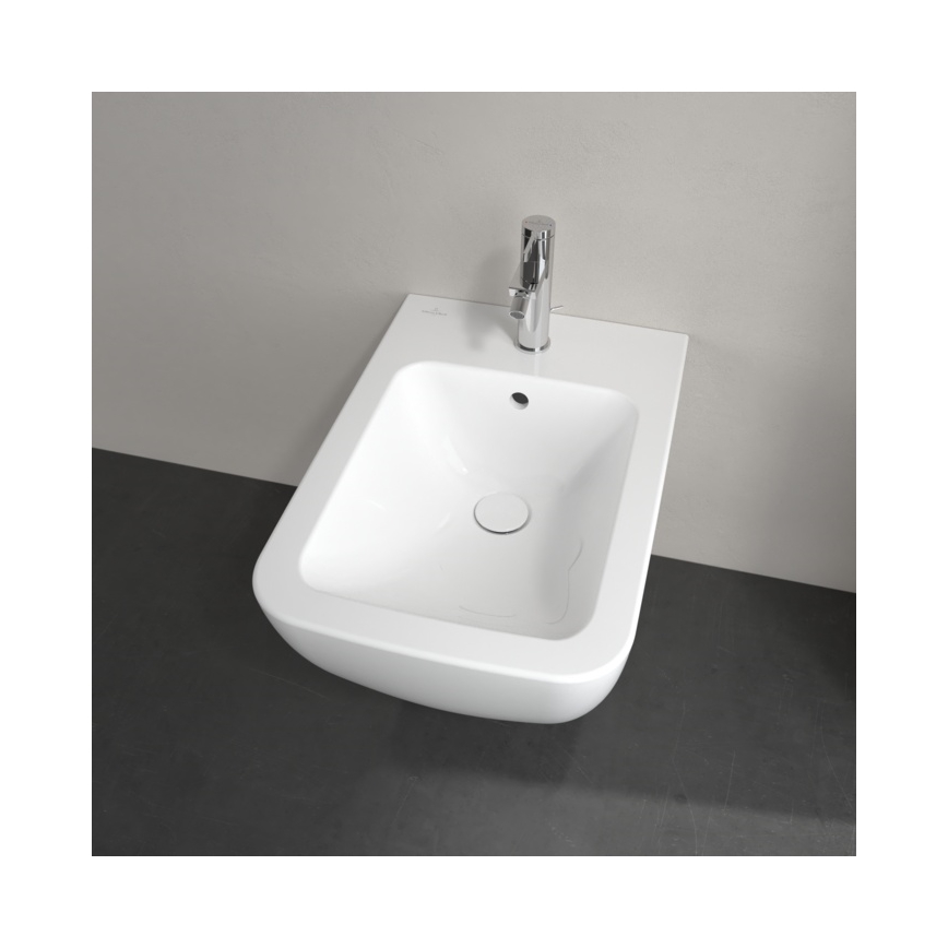Villeroy & Boch 441100R1 - Väggmonterad bidé VENTICELLO, keramik/vit