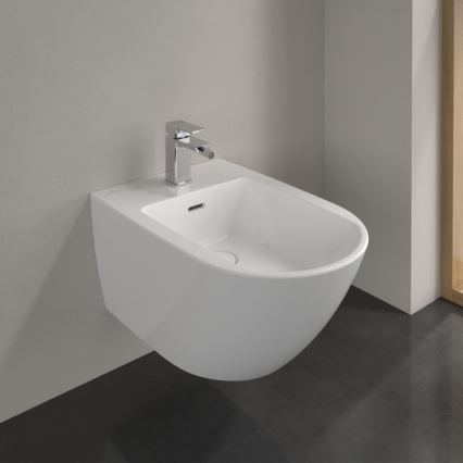 Villeroy & Boch 44700001 - Vägghängd bidé SUBWAY 3.0 keramik/vit