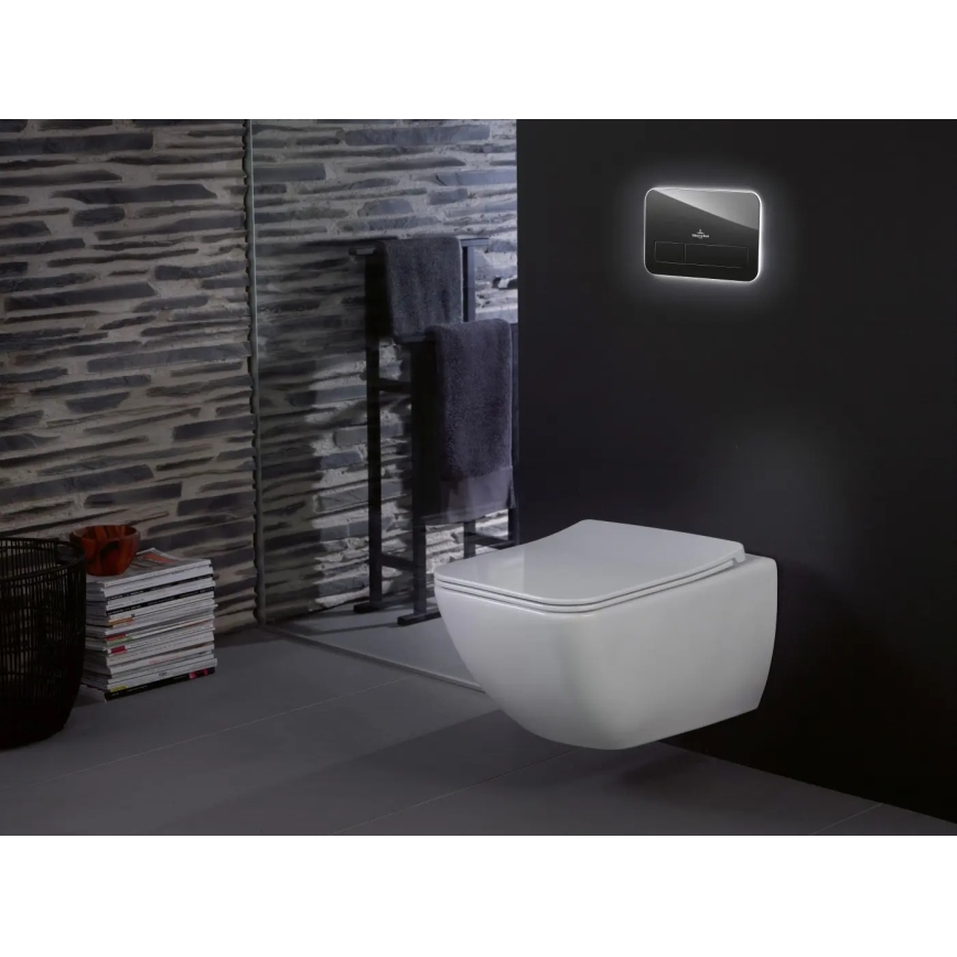 Villeroy & Boch 4611R001 - Vägghängd toalett VENTICELLO keramik/vit