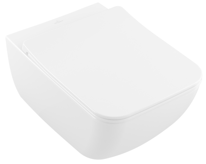 Villeroy & Boch 4611RL01 - Vägghängd WC med SoftClose-sits VENTICELLO, keramik/vit