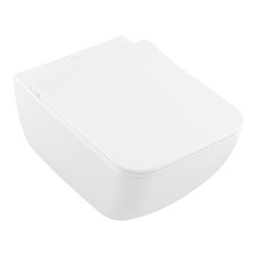 Villeroy & Boch 4611RLR1 - Vägghängd WC-stol med SoftClose-sits VENTICELLO, keramik/vit
