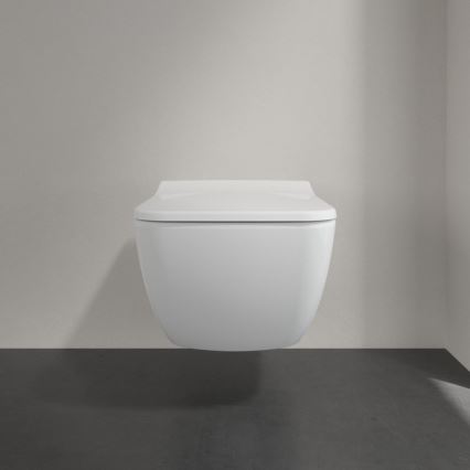 Villeroy & Boch 4611RS01 - Vägghängd WC med SoftClose-sits VENTICELLO, keramik/vit