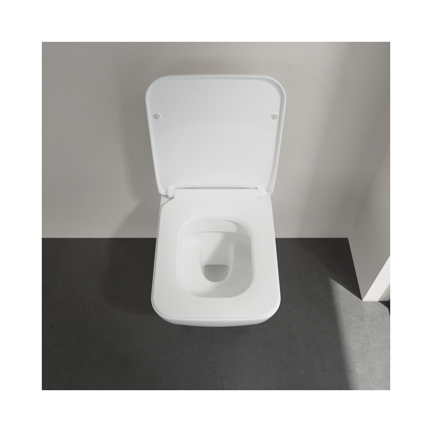 Villeroy & Boch 4611RS01 - Vägghängd WC med SoftClose-sits VENTICELLO, keramik/vit