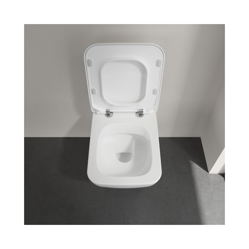 Villeroy & Boch 4611RS01 - Vägghängd WC med SoftClose-sits VENTICELLO, keramik/vit