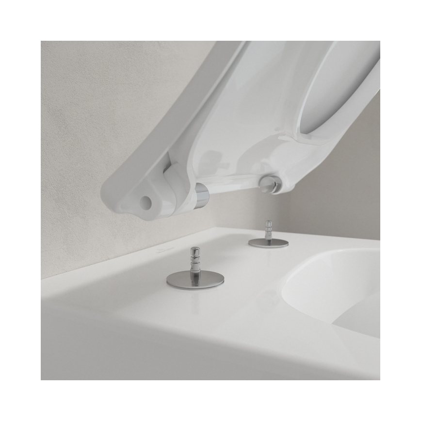Villeroy & Boch 4611RS01 - Vägghängd WC med SoftClose-sits VENTICELLO, keramik/vit