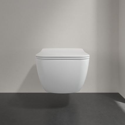 Villeroy & Boch 4611RSR1 - Väggmonterad WC med SoftClose-sits VENTICELLO keramik/vit