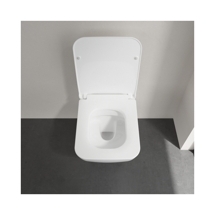 Villeroy & Boch 4611RSR1 - Väggmonterad WC med SoftClose-sits VENTICELLO keramik/vit