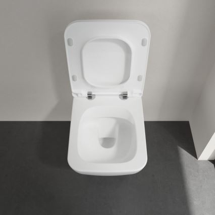 Villeroy & Boch 4611RSR1 - Väggmonterad WC med SoftClose-sits VENTICELLO keramik/vit