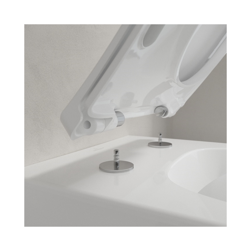 Villeroy & Boch 4611RSR1 - Väggmonterad WC med SoftClose-sits VENTICELLO keramik/vit