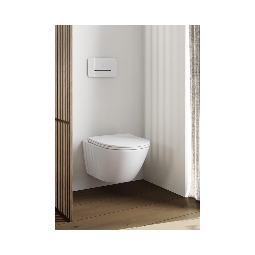 Villeroy & Boch 4670T001 - Vägghängd WC-stol SUBWAY 3.0 keramik/vit
