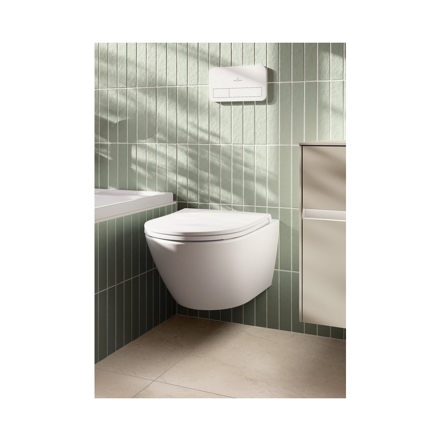 Villeroy & Boch 4670T001 - Vägghängd WC-stol SUBWAY 3.0 keramik/vit
