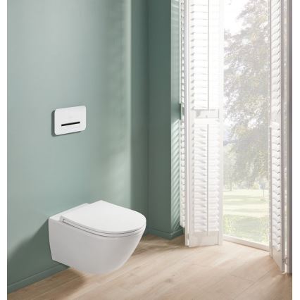 Villeroy & Boch 4670T901 - Vägghängd WC med SoftClose-sits SUBWAY 3.0 keramik/vit