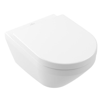 Villeroy & Boch 4694CL01 - Väggmonterad WC med SoftClose-toalettsits ARCHITECTURA keramik/vit