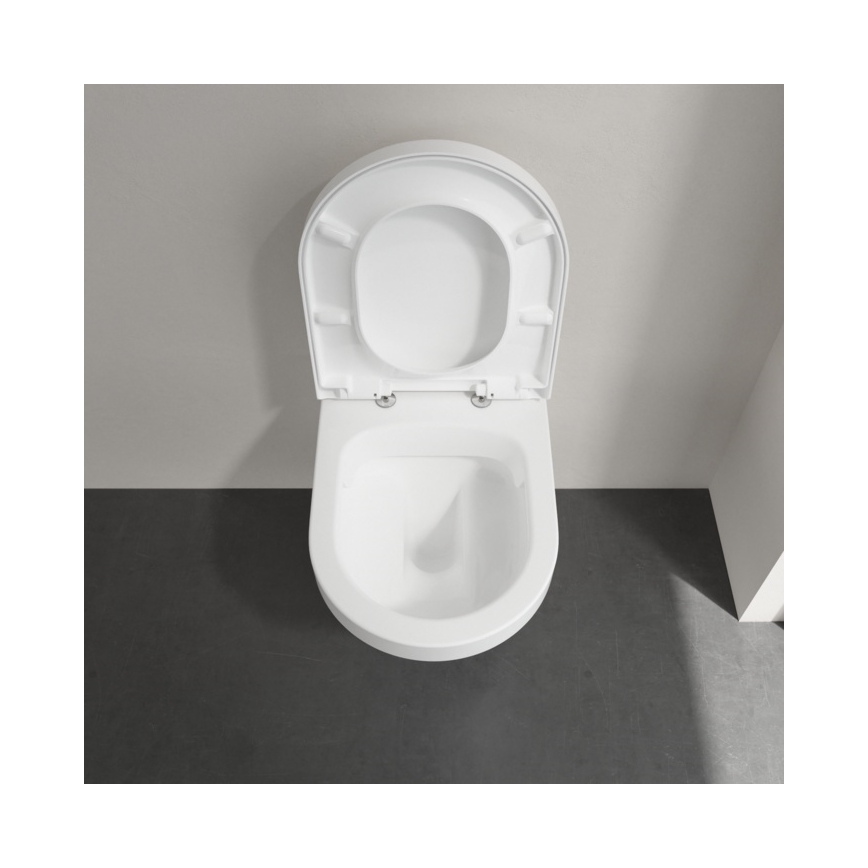 Villeroy & Boch 4694HR01 - Väggmonterad toalett med SoftClose-sits ARCHITECTURA, keramik/vit