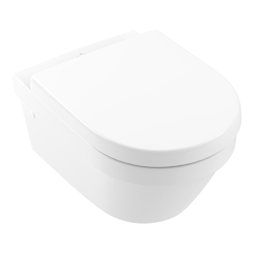 Villeroy & Boch 4694HR01 - Väggmonterad toalett med SoftClose-sits ARCHITECTURA, keramik/vit
