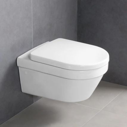 Villeroy & Boch 4694HRR1 - Vägghängd WC med SoftClose-sits ARCHITECTURA keramik/vit