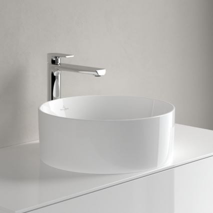Villeroy & Boch 4A1840R1 - COLLARO tvättställ för bänkskiva Ø 40 cm, keramik, vit