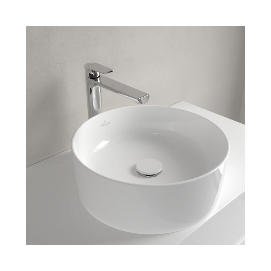 Villeroy & Boch 4A1840R1 - COLLARO tvättställ för bänkskiva Ø 40 cm, keramik, vit