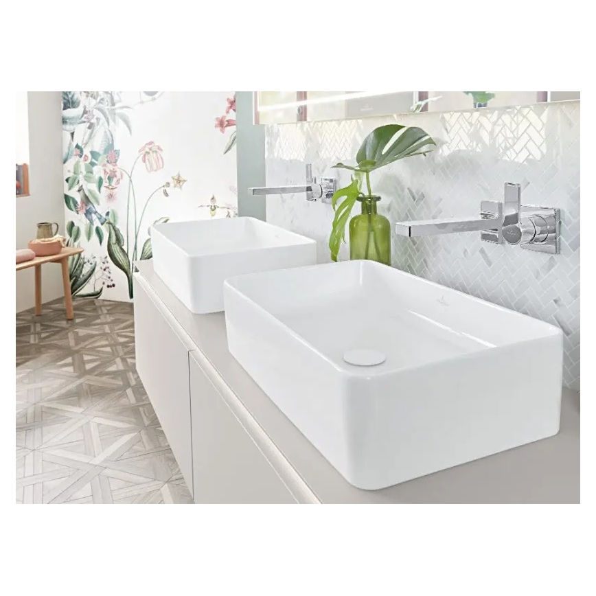 Villeroy & Boch 4A205601 - Tvättställ för montering på bänkskiva COLLARO 56x36 cm keramik/vit