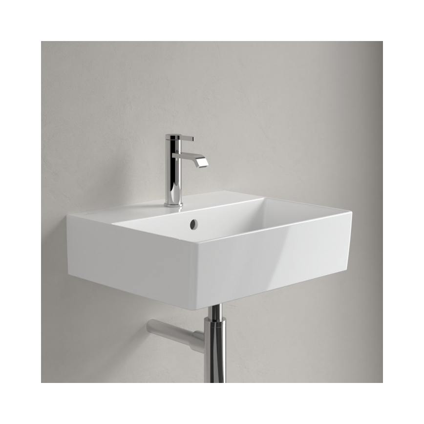 Villeroy & Boch 4A225G01 - Väggmonterat tvättställ/på bänkskiva MEMENTO 50x42cm keramik/vit