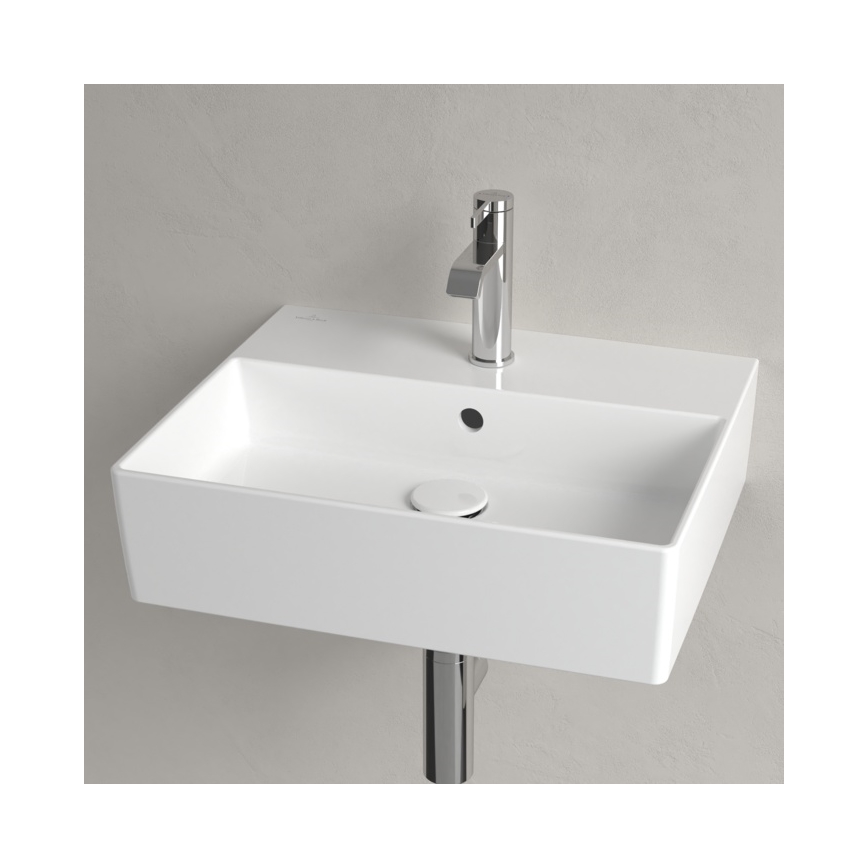 Villeroy & Boch 4A225G01 - Väggmonterat tvättställ/på bänkskiva MEMENTO 50x42cm keramik/vit