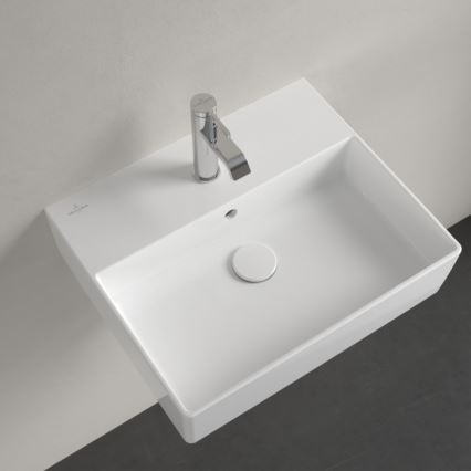 Villeroy & Boch 4A225G01 - Väggmonterat tvättställ/på bänkskiva MEMENTO 50x42cm keramik/vit