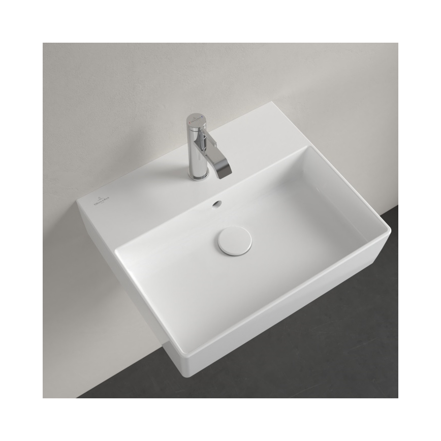 Villeroy & Boch 4A225G01 - Väggmonterat tvättställ/på bänkskiva MEMENTO 50x42cm keramik/vit