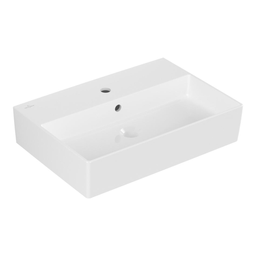 Villeroy & Boch 4A226G01 - Vägghängt tvättställ/på bänkskiva MEMENTO 60x42 cm keramik/vit