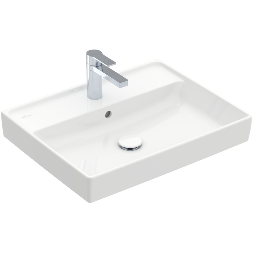 Villeroy & Boch 4A336001 - Väggmonterat tvättställ COLLARO 60x47 cm keramik/vit