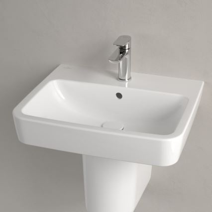 Villeroy & Boch 4A415501 - Väggmonterat tvättställ O.NOVO 55x46 cm keramik/vit