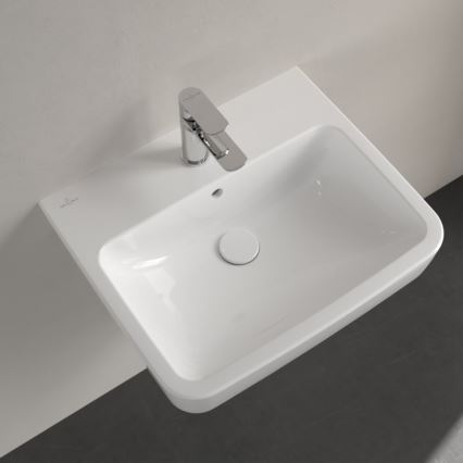 Villeroy & Boch 4A415501 - Väggmonterat tvättställ O.NOVO 55x46 cm keramik/vit
