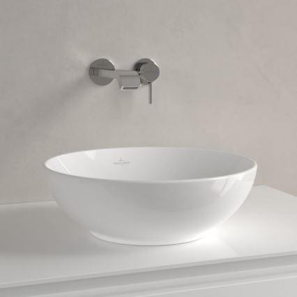 Villeroy & Boch 4A450001 - Handfat för bänkskiva LOOP&FRIENDS Ø 38 cm keramik/vit