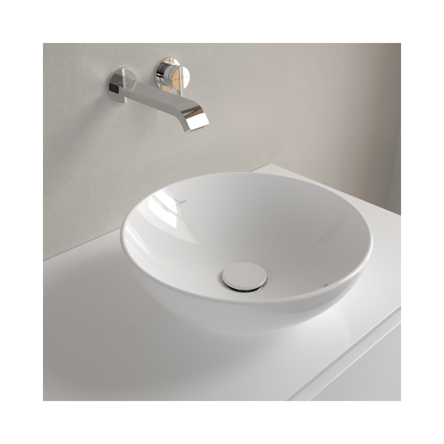 Villeroy & Boch 4A450001 - Handfat för bänkskiva LOOP&FRIENDS Ø 38 cm keramik/vit