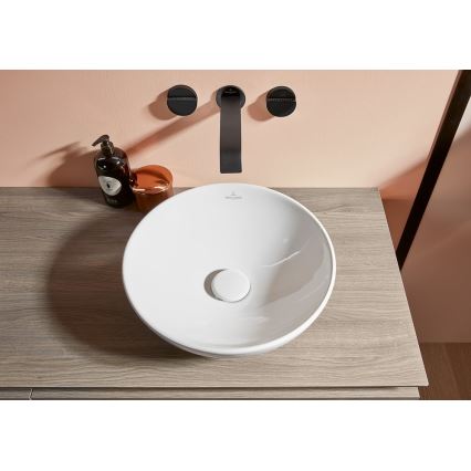 Villeroy & Boch 4A450001 - Handfat för bänkskiva LOOP&FRIENDS Ø 38 cm keramik/vit